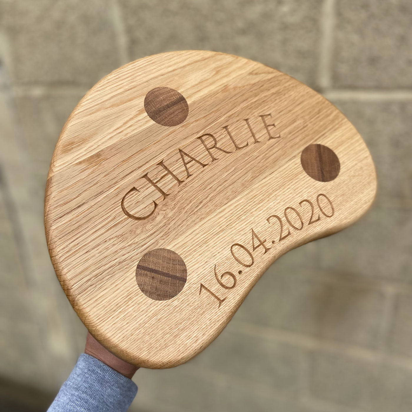 Personalised Oak Children's Stool