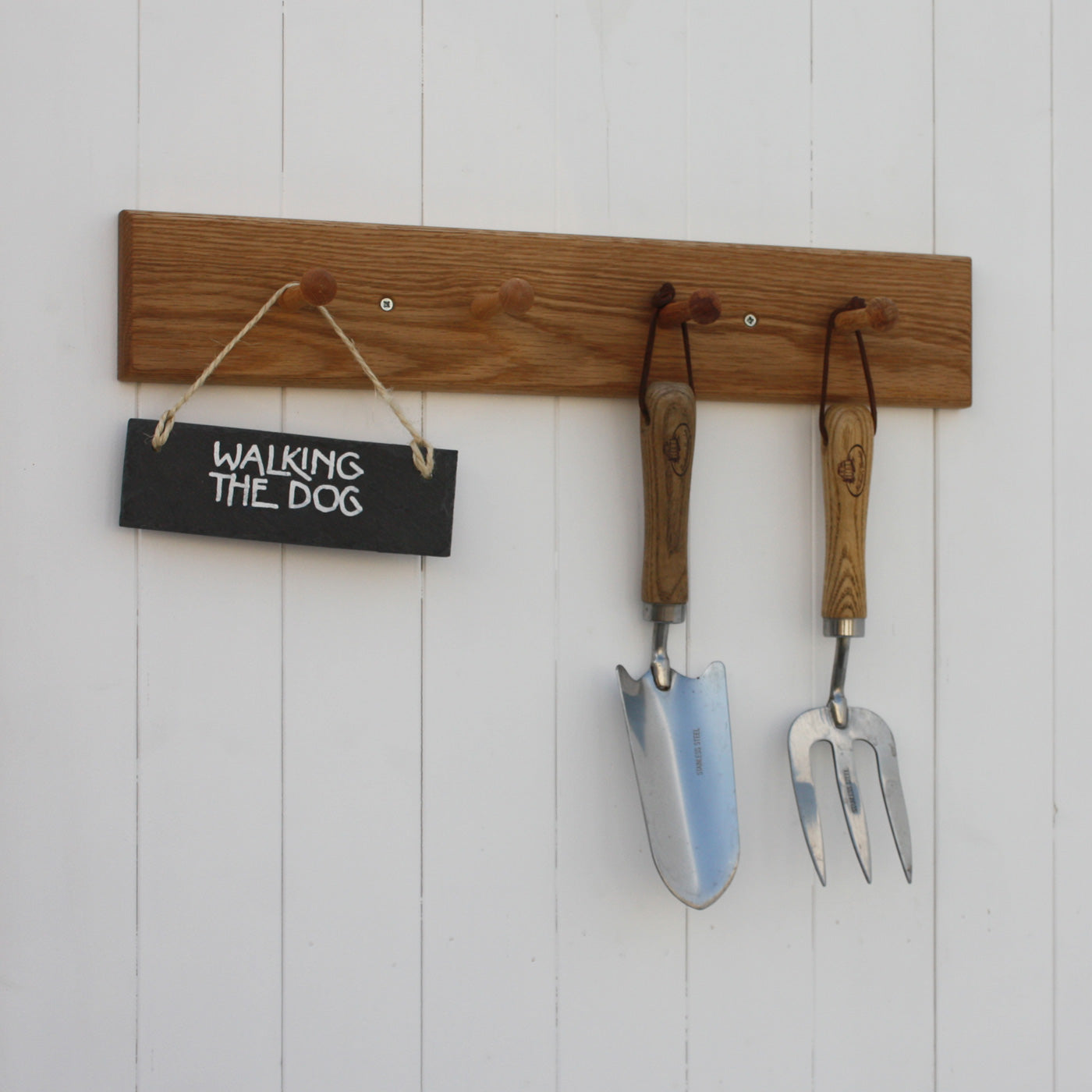 Contemporary Oak Shaker Peg Rail