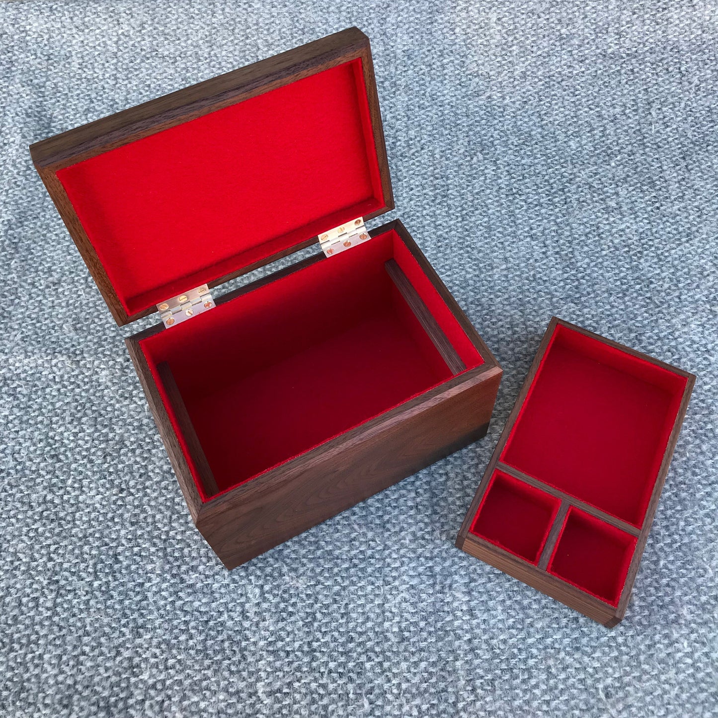 Personalised Walnut Jewellery Box