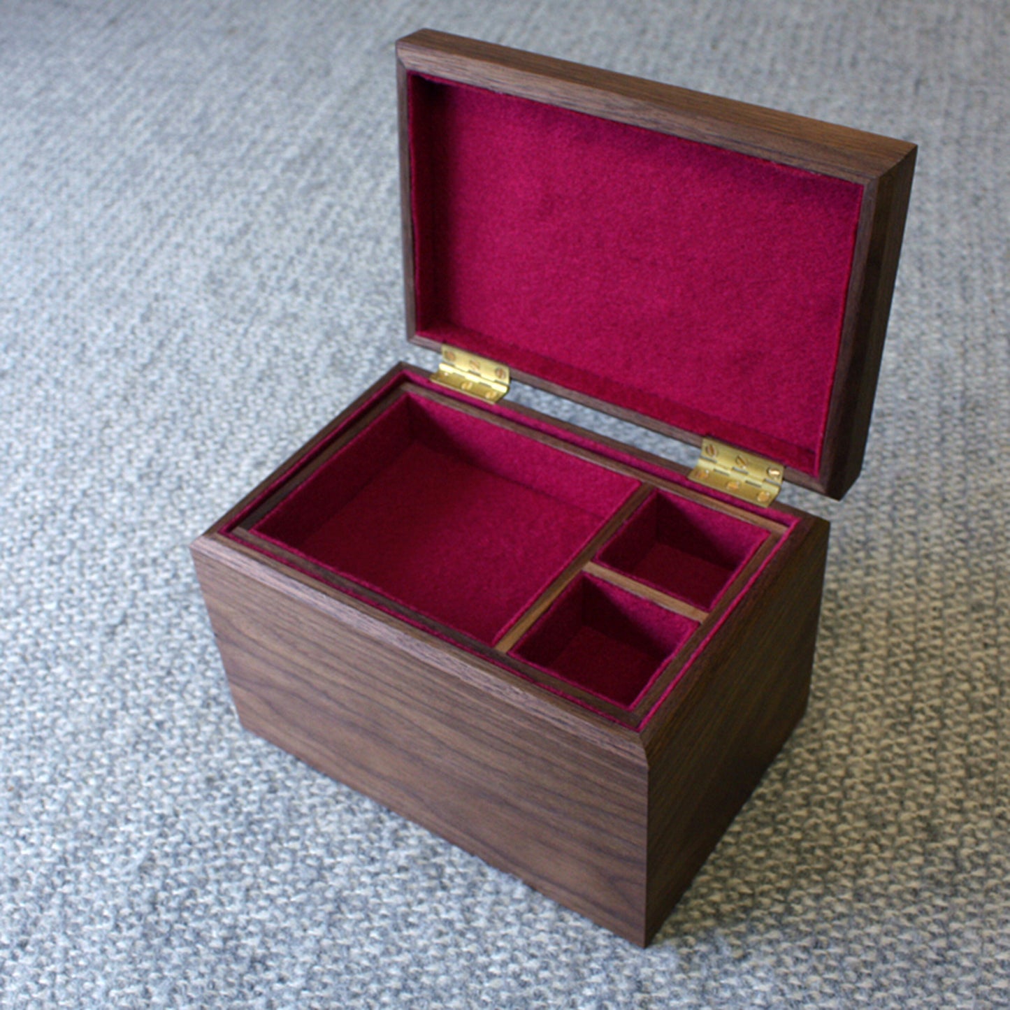 Personalised Walnut Jewellery Box
