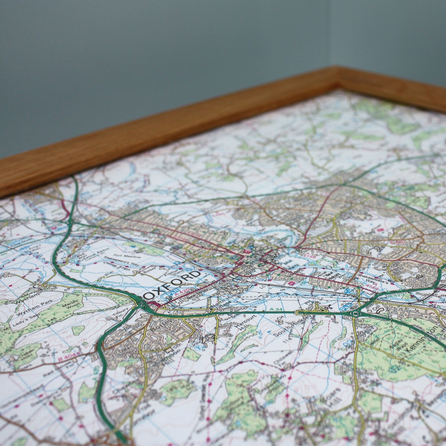 Personalised Map Coffee Table